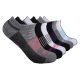 Ladies Timberland Contrast No Show Sock Multi 6pk