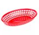 Fast Food Basket Red 9 1/2'  x 6