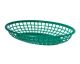 Fast Food Basket Green 9 1/2'  x 6