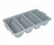 Cutlery Box 4 Compartments Grey