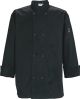 Chef Jacket Men's Large Black Tapered Fit