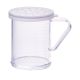 Shaker Dredge 10oz w/Handle, Clear Snap on Lid