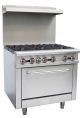 HDS Heavy Duty Systems Restaurant Range 36