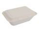 Biopac Sugarcane Medium Clamshell 7-1/2 x 5 White