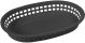 Fast Food Oval Platter Basket Black