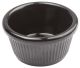 Ramekin 4oz Fluted Black