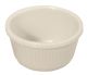 Ramekin 4oz Fluted Bone White