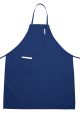 Bib Apron Full Length 33x26 Blue w/Pockets