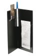 Check Holder 10ix5-1/2i Black w/Grooved Spine