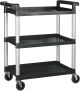 Utility Cart 3 Tier Black