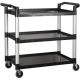 Utility Cart 3 Tier Black