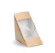 Standard Front Load Kraft Sandwich Wedge Box