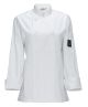 Chef Jacket Women's Medium White Tapered Fit