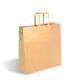 Kraft Paper Bag Med w/Flat Handle 12.5