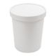 White Soup Container 32oz w/Lid