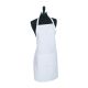 Genesis Bib Apron White w/Pocket 33ix23i