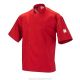 Mercer Unisex XS Short Sleeve Red Cook Jacket