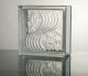 Glass Block Sea Wave Clear 19x19x8cm