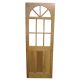 Cedar Door Half French w/Cathedral Top 36i x 80i 3