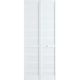 White Brazilian Bi-Fold Door 14i x 80i