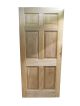 Cedrorana Door 6-Panel 32i x 80i 44mm Width