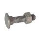 Carriage Bolt & Nut 1/4i x 3/4i