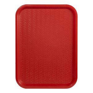 FAST FOOD TRAY 14X18 RED